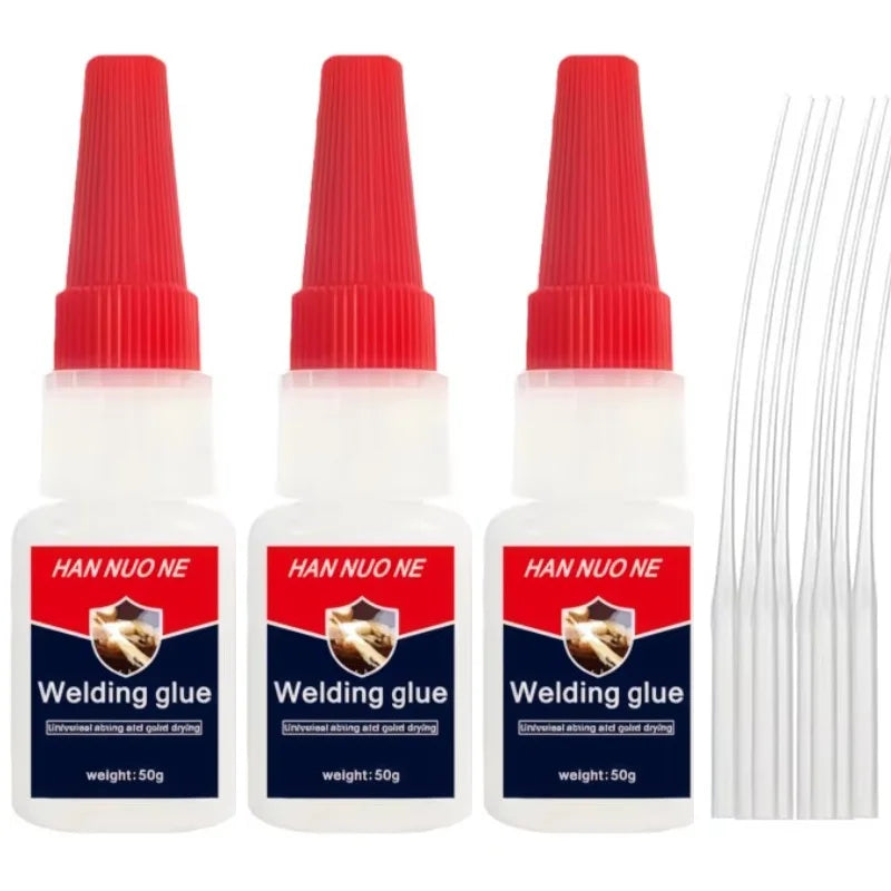 502 super strong quick-drying adhesive, professionally used for daily repair of toy plastics, is white, transparent and odorless