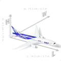 16cm Japan ANA B787 Toy Airplane Model 1/400 Scale Metal Diecast Airplane Models Kit for Collections and Displays or Boy Gift