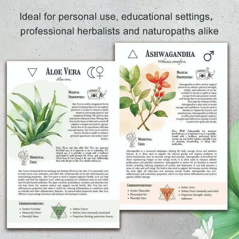 Natural Remedies Handbook with Ancient Cures for Family Health PP Cover Waterproof Notebook for Home Office Travel Gift