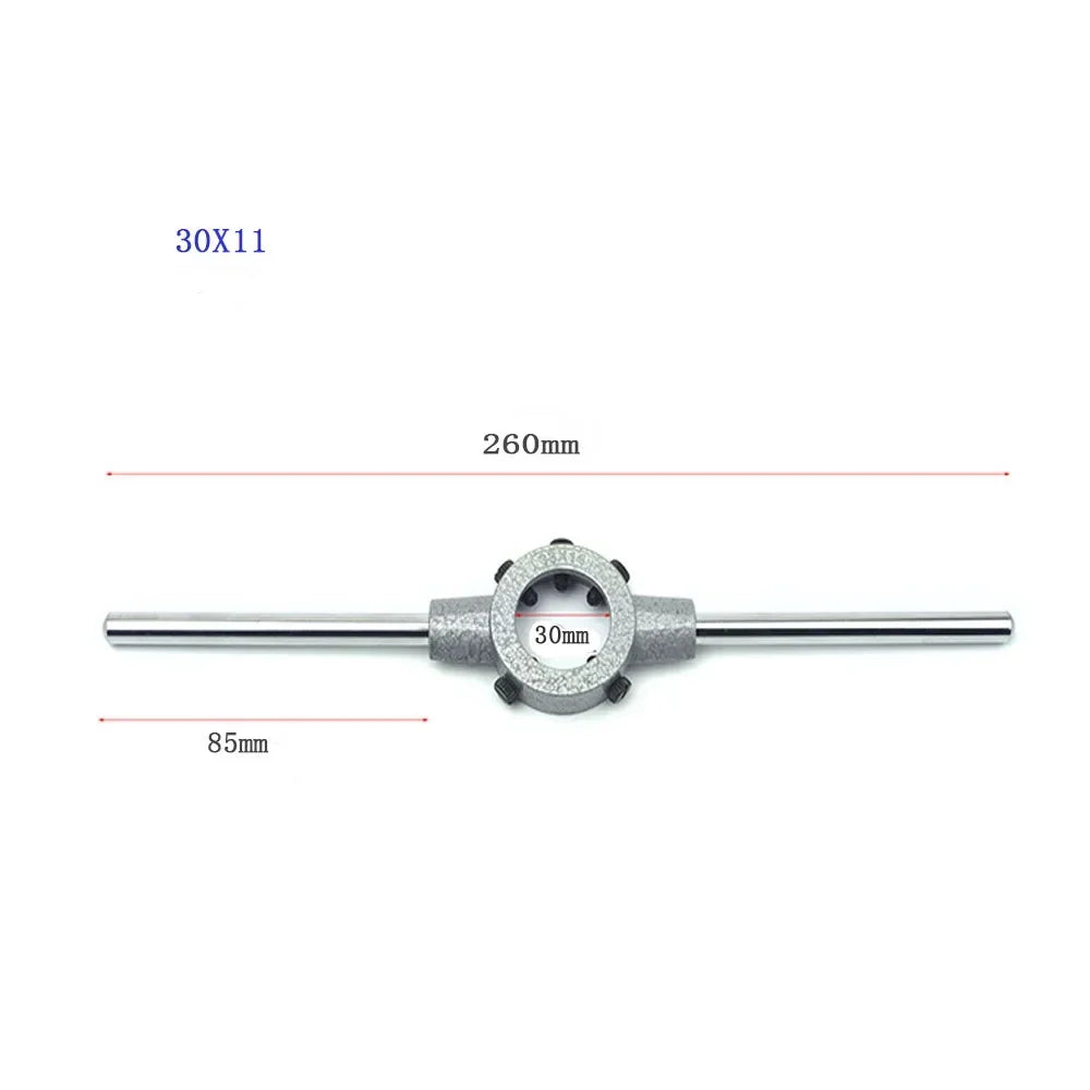 Round Die Wrench Adjustable Manual Die Wrench Holder Circular Die Handle Hand Tool For Dies Threading Tools