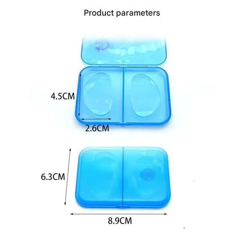 2026 Silicone Stick-on Myopic Lenses Portable Nearsighted Patch Adhesive Sunglasses Swimming Glasses Sports Protective Glasses