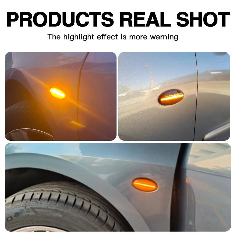2PCS LED Side Marker Lights Canbus For Mazda 2 2011-2014 3 2004-2009 5 2006-2010 MPV 2004-2006 Turn Signal Lamps Car Accessories