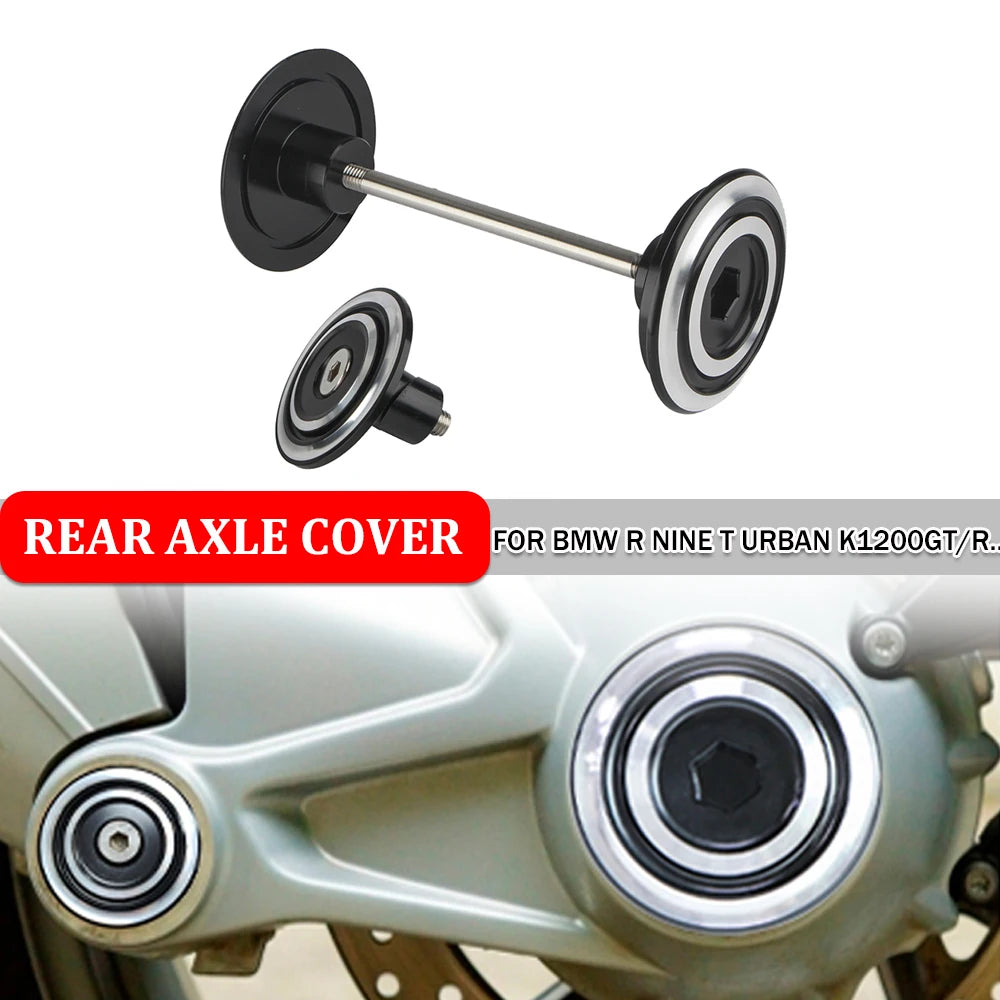 Rear Drive Plug Axle Spindle Hub Cover Slider Protector Outer Shaft Piston For BMW R9T Urban G/S Racer R1200GS K1200GT/R R1200RT