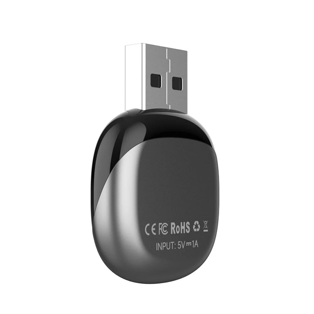 2026 Upgraded 2-in-1 Wireless CarPlay Adapter USB to Type-C Metal Mini Dongle Convert Wired to Wireless CarPlay Plug & Play Auto