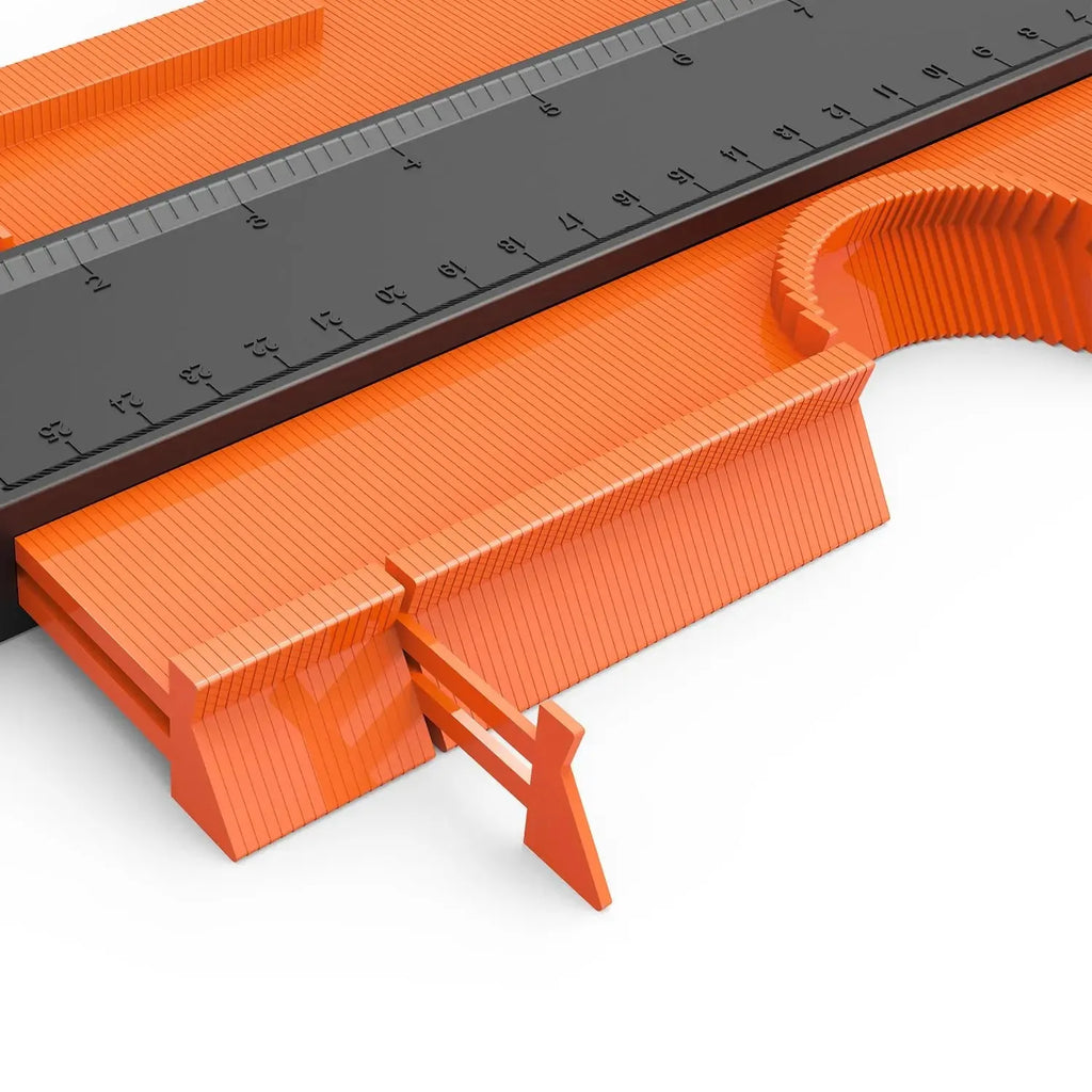 Contour Gauge Engraved Scale Contour Gauge Profile Tool Duplicator Measure Copy Tool Shape Duplicator for Woodworking Flooring
