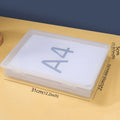 Plastic Box for Data Certificate Stationery Jewelry Portable Capacity Stationery Jewelry Large Capacity File Organizer Supplies