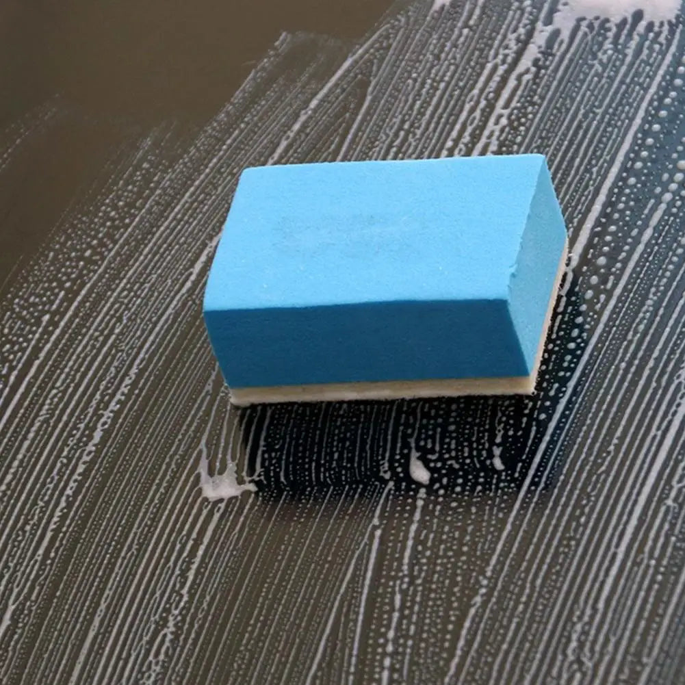 Car Glass Oil Film Remover Sponge Auto Window Polish Pad Degreasing Cleaning Wipe Wool Felt Waxing Sponge Brush Tool Accessories