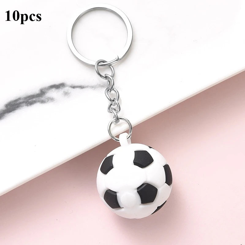 Soccer Theme Stationery Gift Pack of 10, Pocket Notebooks, Soccer Keychains, Soccer Pens, Gift Bags, Party Favors, School Gifts.