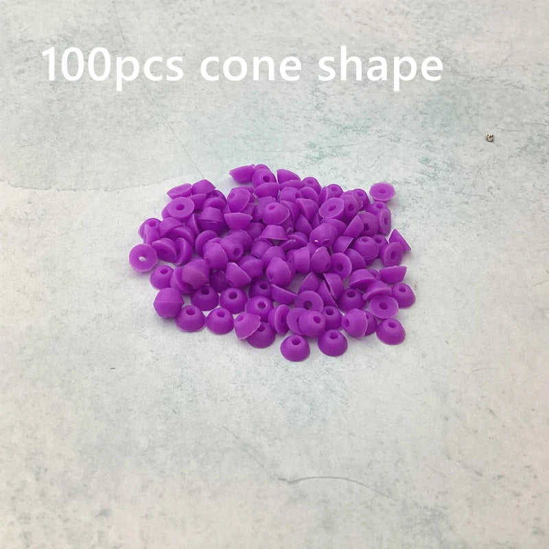 100pcs High Elasticity Colorful Fingerboard PU Bushing