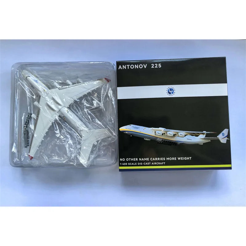 2026 New 1/400 Scale 20CM Diecast Metal Alloy Ukraine Antonov An-225 "Mriya" Airplane Model Replica Model Toy Collection Display