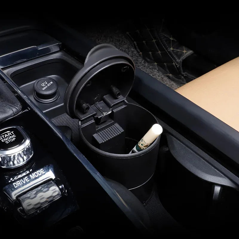 1-5Pcs New Car Ashtray Garbage Coin Storage Cup Container Cigar Ash Tray Car Styling Universal Size ashtray