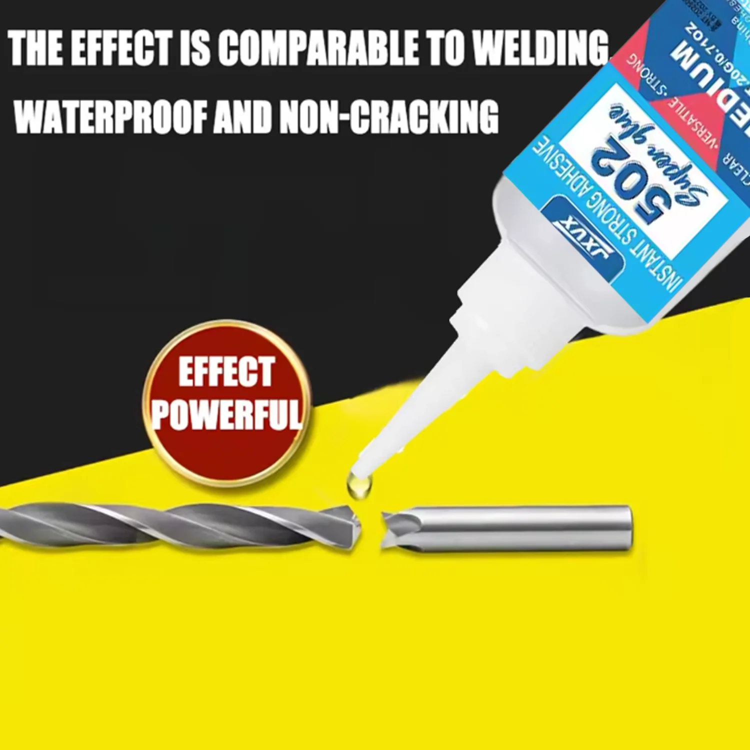 5PCS 502 Super Adhesive Multi Functional Adhesive, Used for Metal, Plastic, Daily Maintenance, DIY, and Small-Scale Process Repa