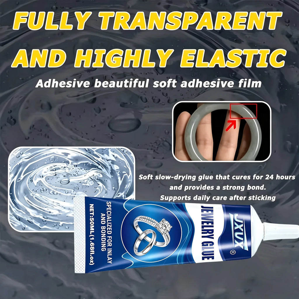 B7000 Jewelry Adhesive for Gemstones: 50 ml (1.68 fl oz) – Glue for Crafting Beaded, Rhinestone, and Diamond Accessories