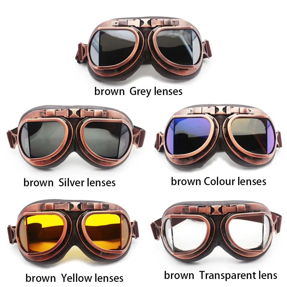 Eye Protection Snowboard Vintage Sunglasses Cruiser Scooter Pilot Retro Goggles Motorcycle Glasses Eye Protection
