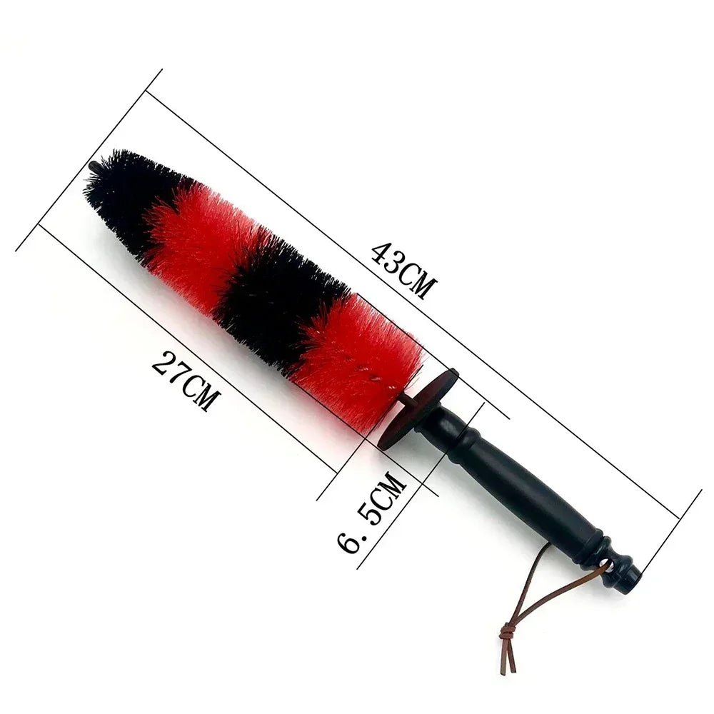 Auto Wheel Long Soft Cleaning Brush Car Wheel Brush Rim Tire Detailing Brush Car cleaning for Wheels Rims Exhaust Vehicle Engine