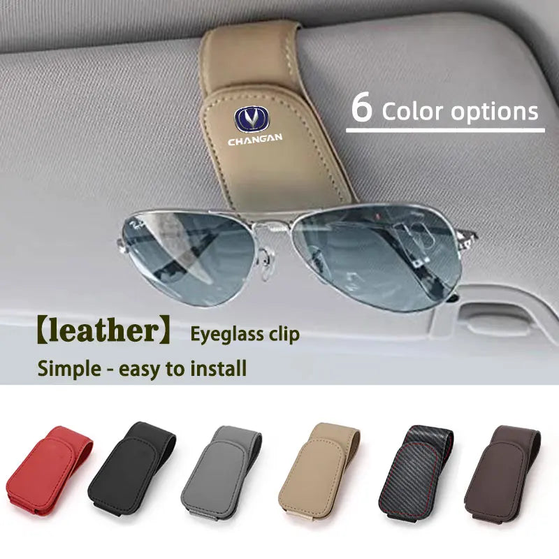 Car Sunshade Glasses Clip Storage Brace Auto Accessories For Changan UNI-K CS35 CX70 CS85 CS55 CS75 CS15 F70 Alsvin UNI-T Hunter