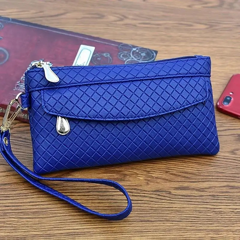 Premium Multi Zipper Wristlet Bag For Phone & coin, Handbag