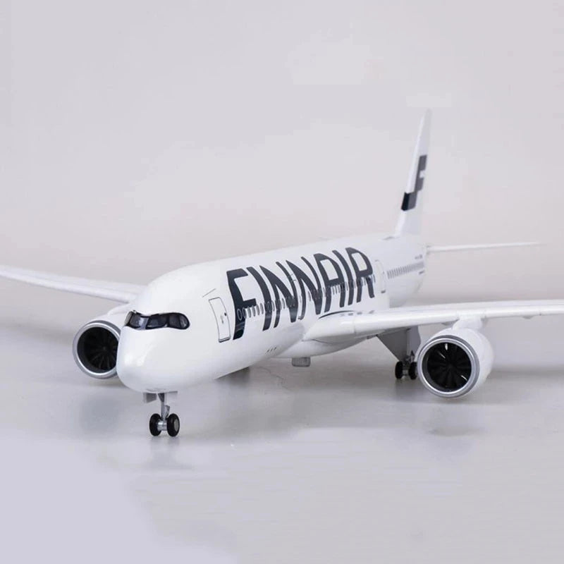 Airplane Airbus A350 Finland 47CM 1/142 Scale FINNAIR Airline Model Diecast Plastic Resin Plane For Collection Decoration home