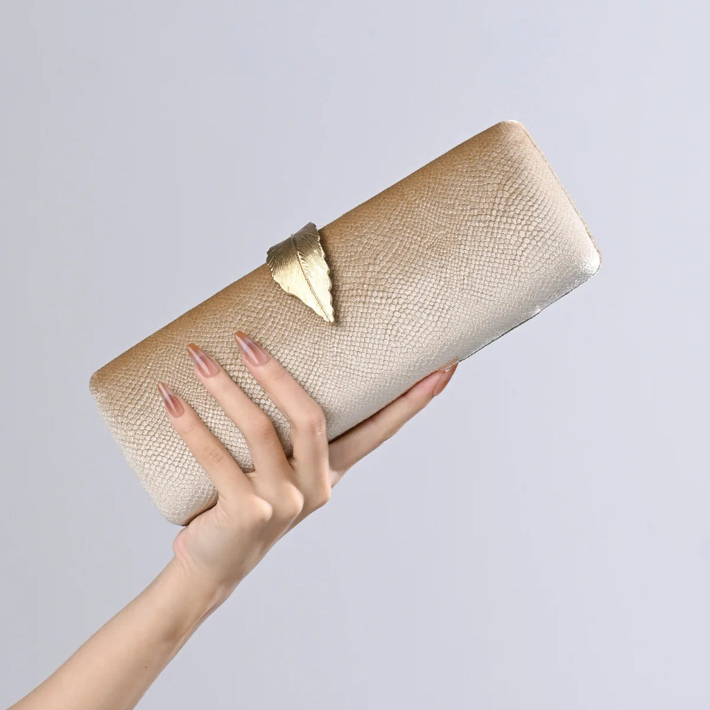 2023 New Velvet Women Wedding Dinner Cluth Bags Laves Clutch Long Purse Dinner Wallets With Chain Drop Shipping