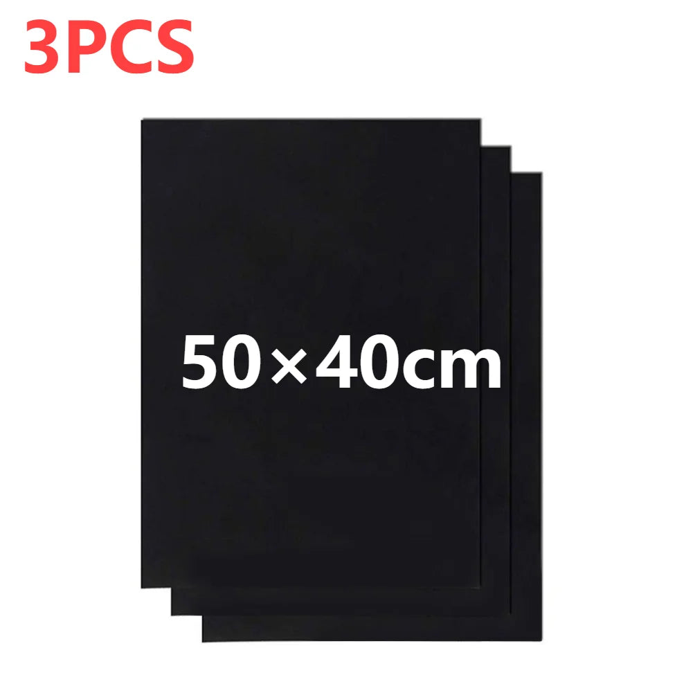 1-20PCS 50×40cm 33×40cm Oven Liners Grill Mat on Stick BBQ Grill Liners Reusable Barbecue Baking Liners Cook Pad Microwave Tool