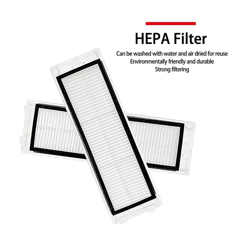 For Xiaomi S10+/S10 Plus B105 Robot Vacuum Accessories Main Brush HEPA Filter Side Brush Mop Cloth Replacement Parts