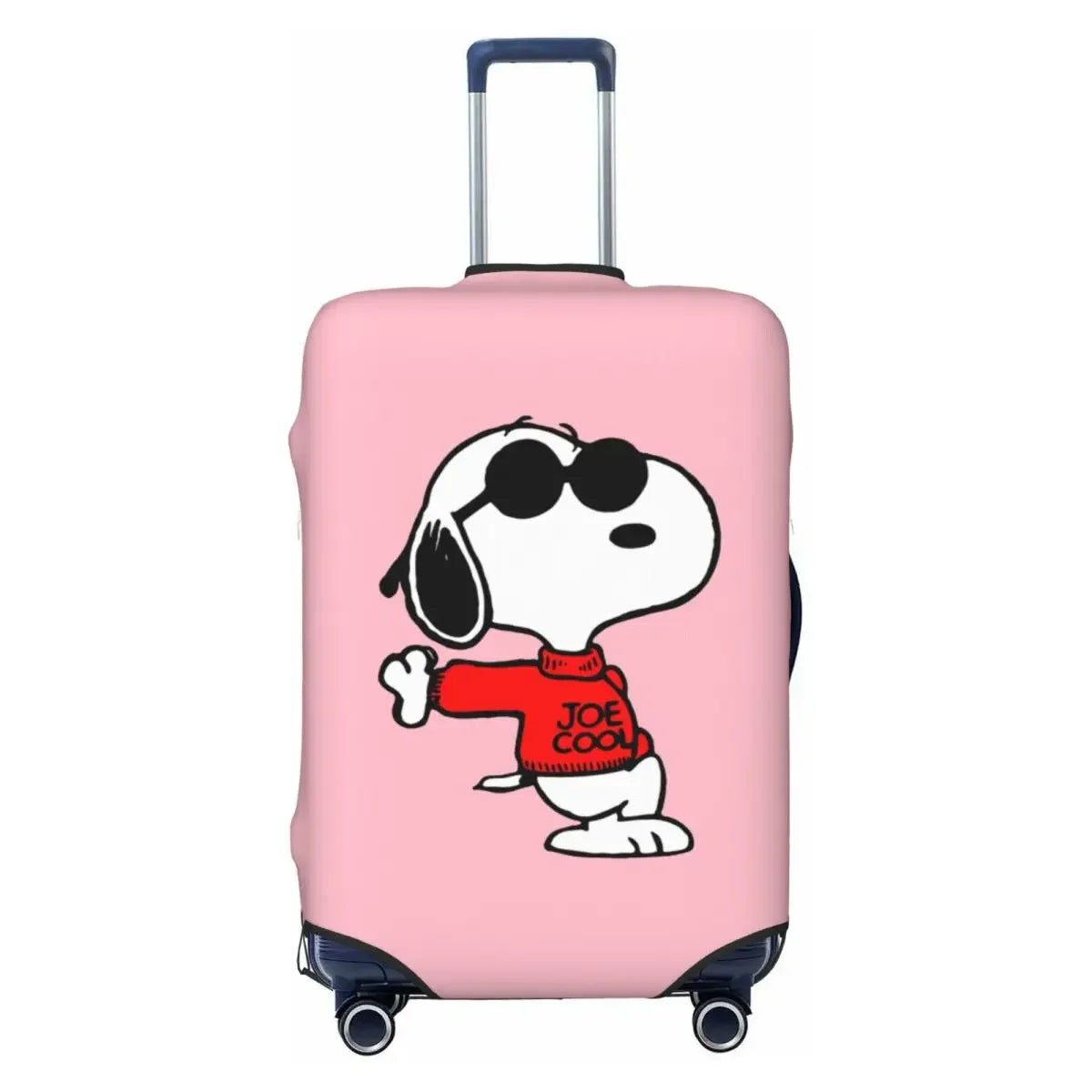 Durable Washable Suitcase Cover Cute Dogs Pattern High Elasticity Fits 18-32 Inch Luggage Dustproof For Air & Road Travel