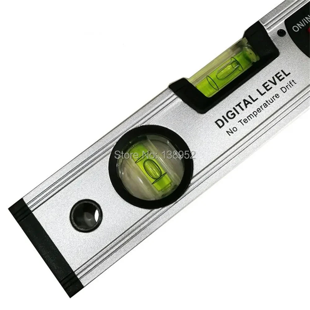 400mm Digital Spirit Level Bubble Magnetic Electric Level 360 Degree Angle Finder Protractor Inclinometer Horizontal Scale Ruler