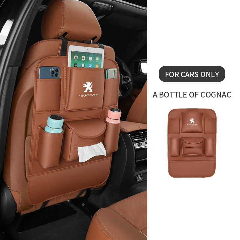 Peugeot 206 208 301 308 408 508 607 2008 3008 4008 5008 RCZ Rifter Car Seat Back Storage Rear Anti-Wear Backrest Anti-kick Pad