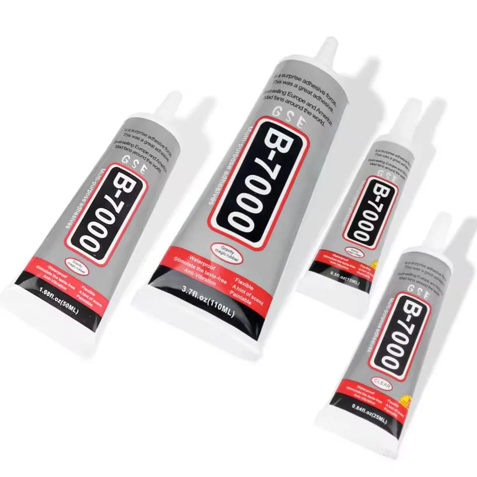 9-50ML B-7000 Clear Contact Phone Repair Adhesive Universal Glass Plastic Jewelry Craft DIY Glue with Precision Applicator Glue