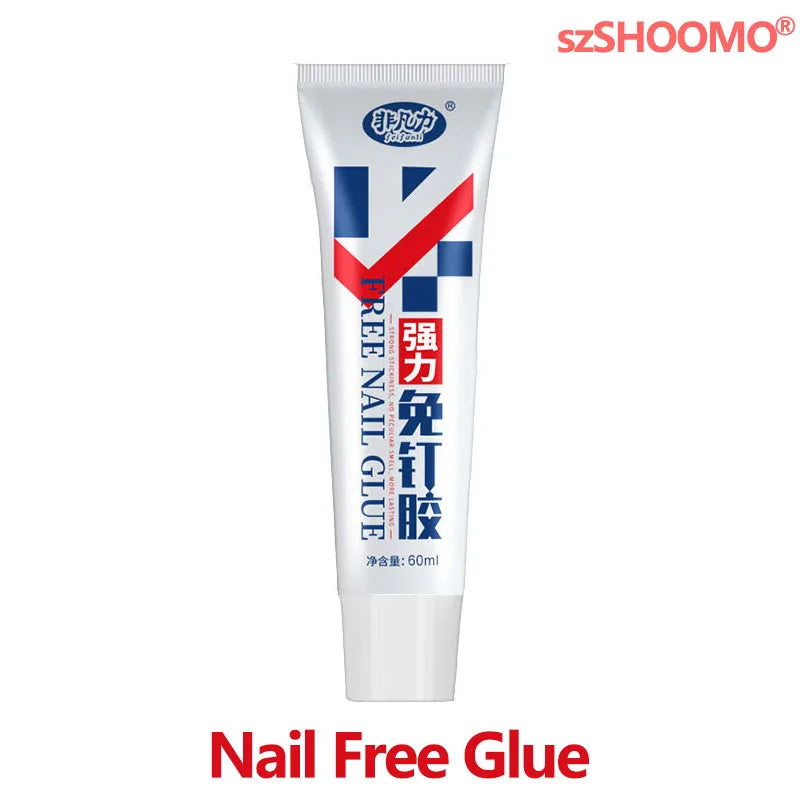 Strong Universal Nail-free Glue Waterproof Multifunction Super Adhesive for Wall Metal Mirror Bathroom Shelf without Punching