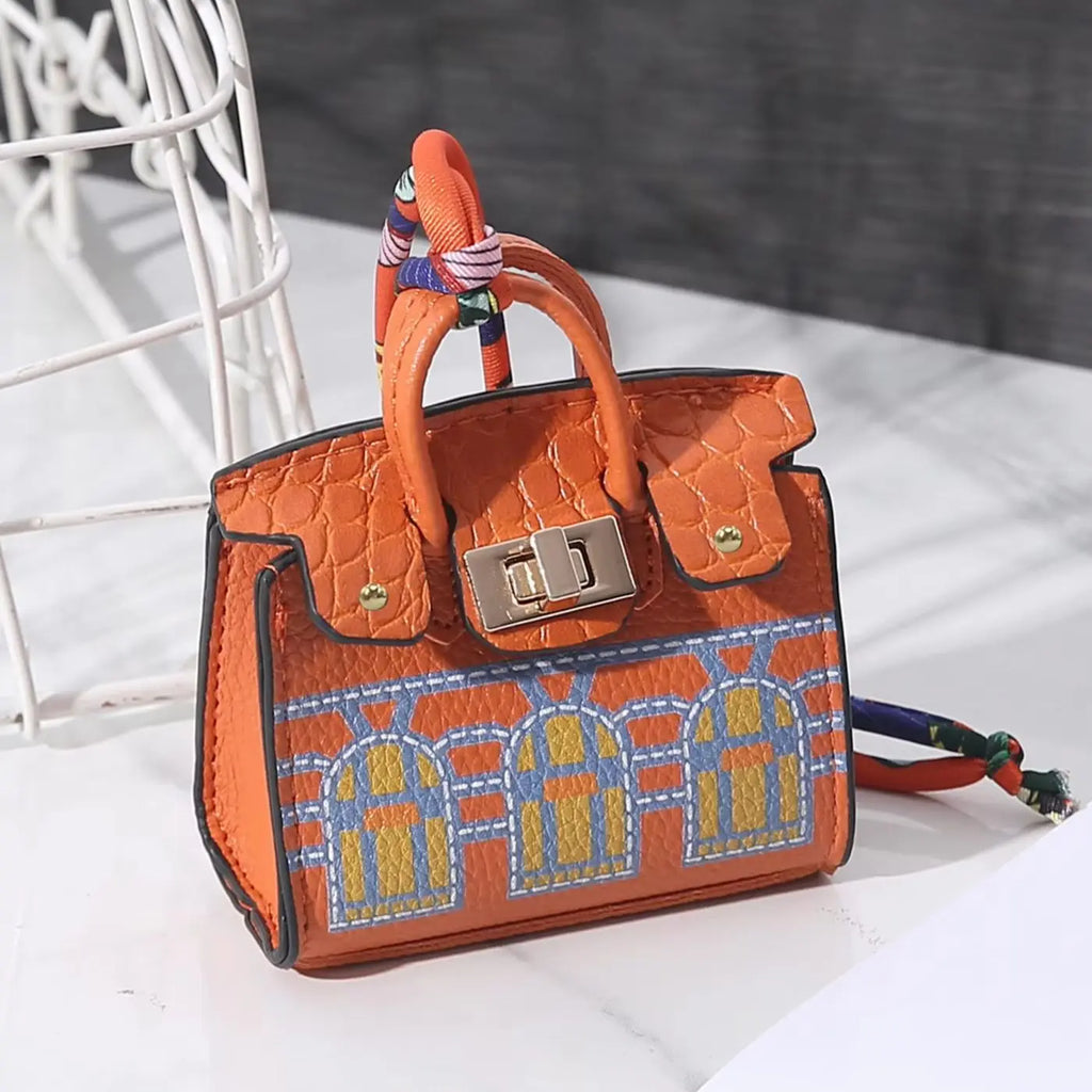 New Mini House Small Bag, Handheld, Portable, Hand Rope, Bluetooth Earphone Bag, Zero Wallet, Multi Functional Small Bag