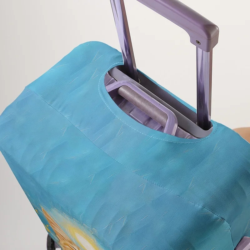 Cat pattern luggage protection cover, suitable for 18-32 inch luggage covers, luggage handle gloves, travel accessories