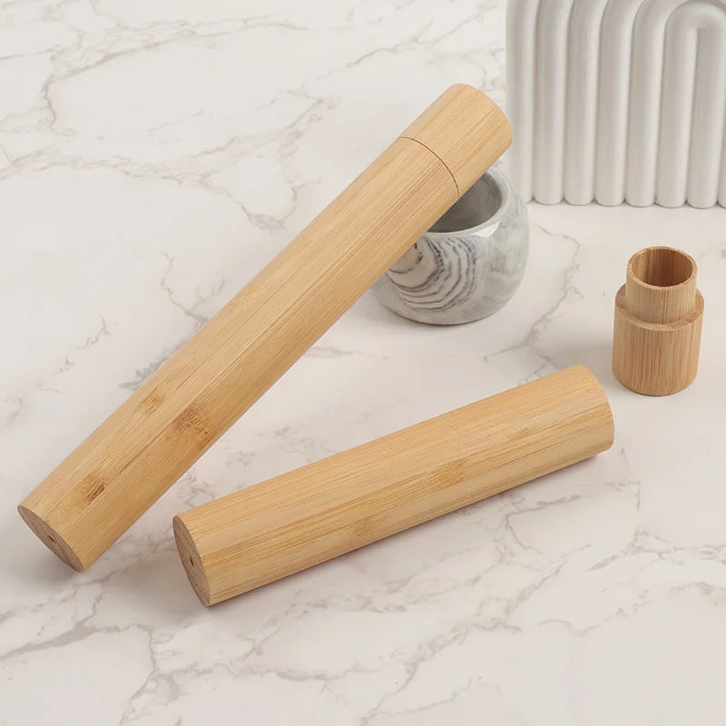 Beauty & Health Tools Eco-friendly Adults Children Bamboo Toothbrush Tube Portable Toothbrush Case w703