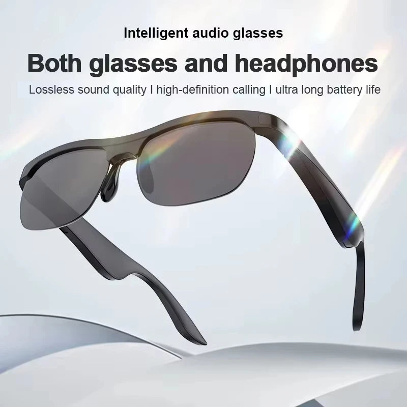 Lenovo 8K 1800MP AI Smart Glasses Hands-Free Calling AI Translation AI Chat Logging Music Playback Men Women Smart Sunglasses