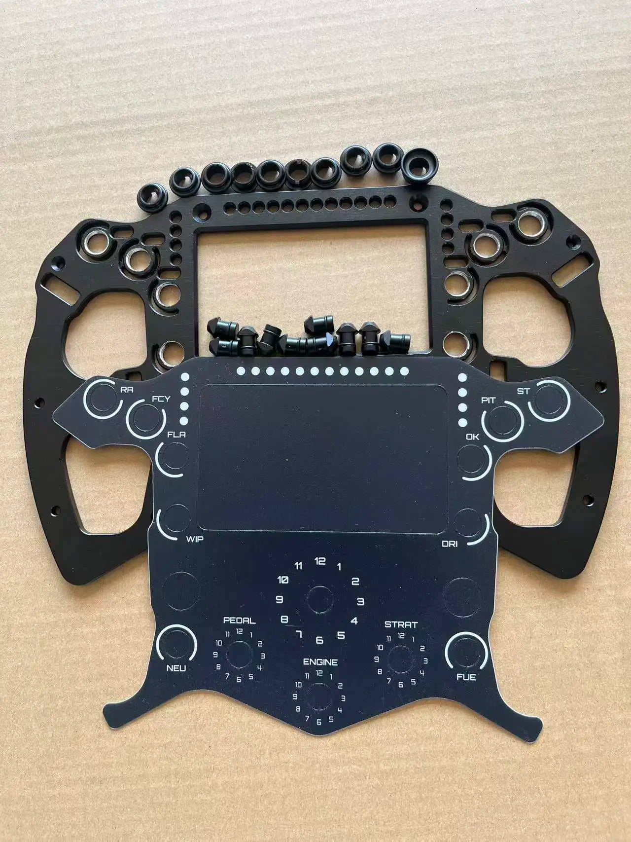 Custom Simracing Aluminum Parts for Steering Wheel