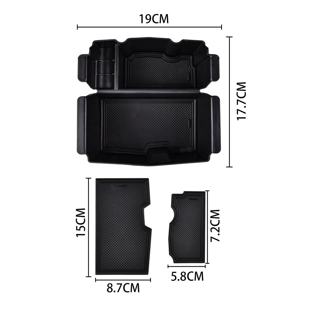 Center Console Organizer Tray Armrest Storage Box Pallet Container Holder For Jeep Wrangler JL JLU Gladiator JT 2018-2023