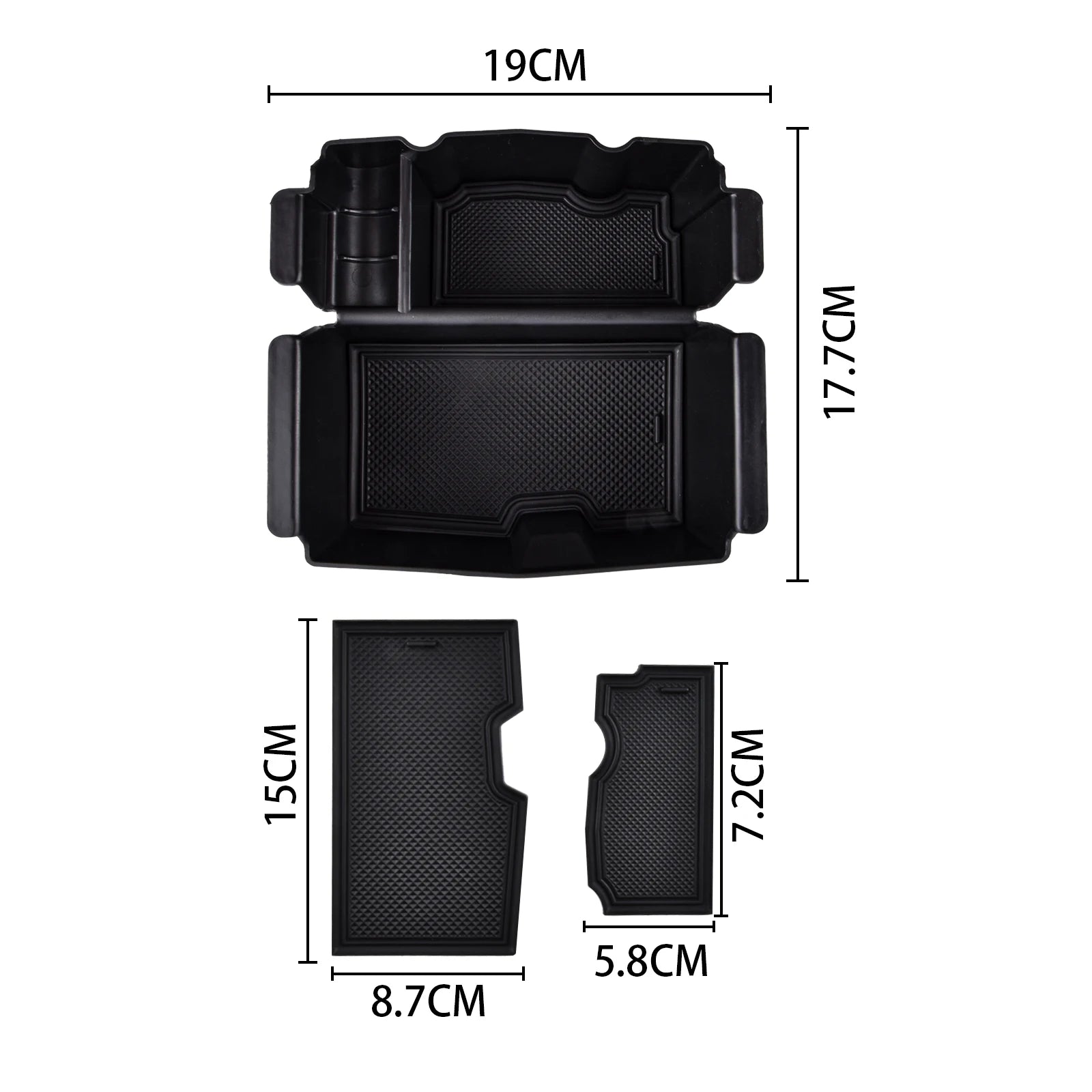Center Console Organizer Tray Armrest Storage Box Pallet Container Holder For Jeep Wrangler JL JLU Gladiator JT 2018-2023