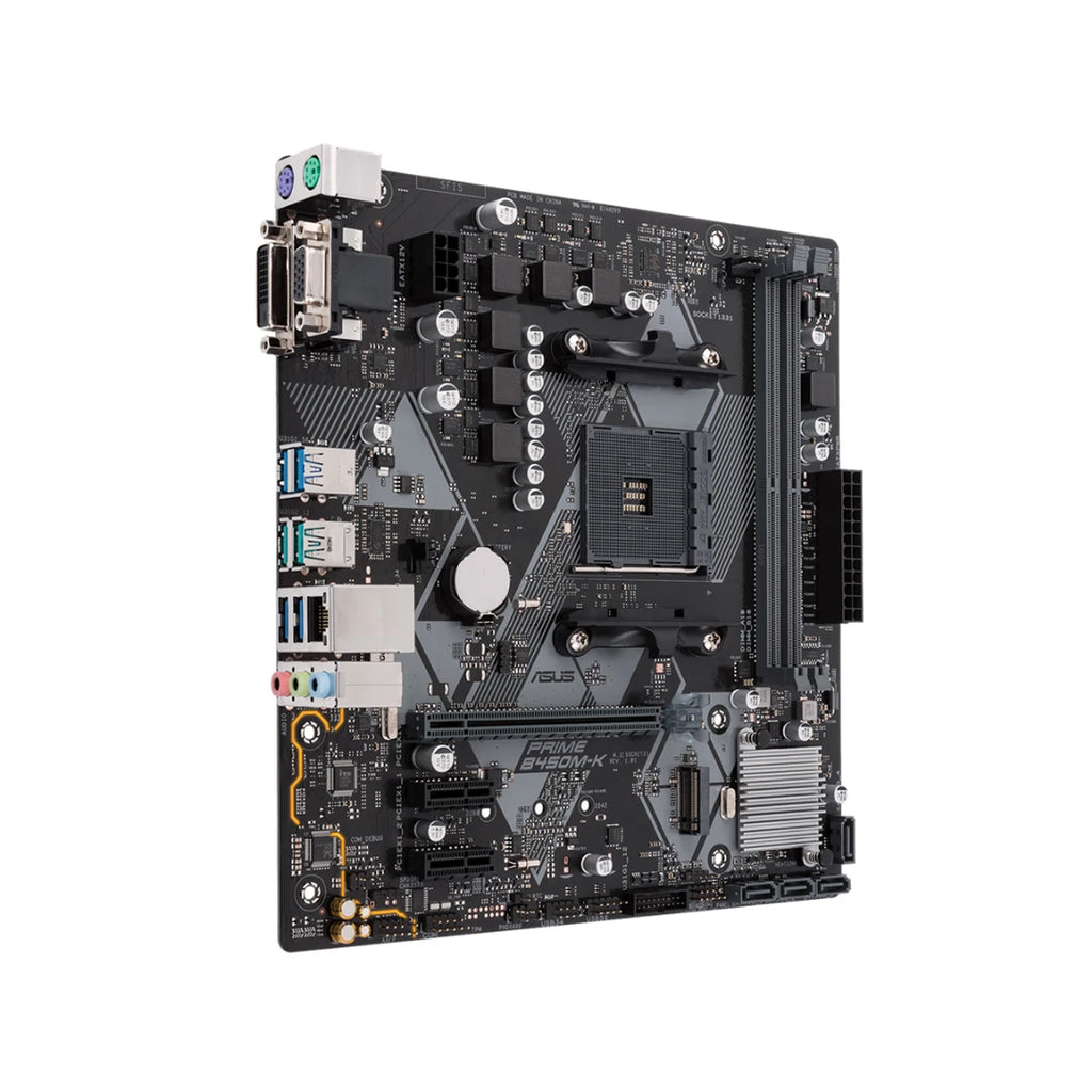 ASUS PRIME B450M-K Motherboard AMD AM4 Support R5 5600G 3600X 5600 5700X 5700x3D 5800X3D CPU DDR4 M.2 PCIe 3.0 mATX Mainboard