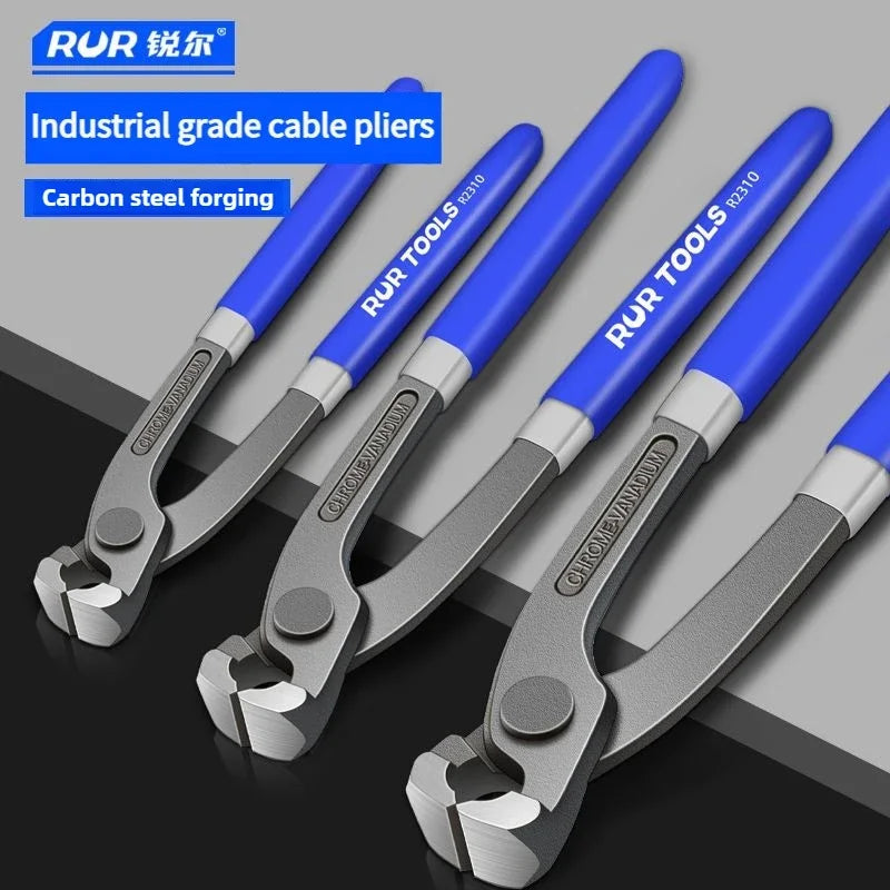 Tower Pincers Non-slip Grips Pliers Flat Mouth Cattle Horse Hoof Nippers Snips Puller Hand Tools Pulling Nails Cutting Wires