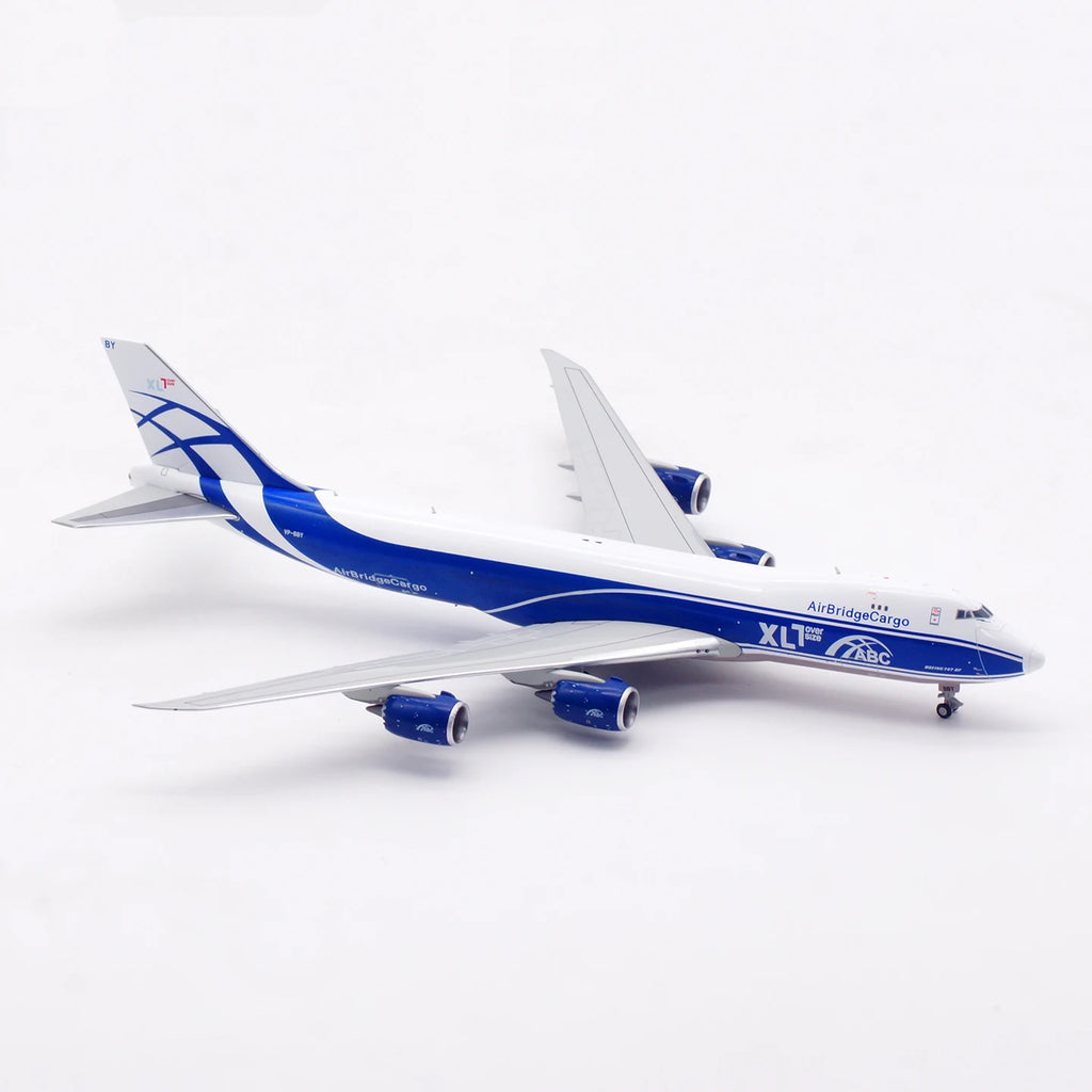 B632602 Alloy Collectible Plane Gift HX Models 1:400 Air Bridge Cargo Boeing B747-8F Diecast Aircraft Jet Model VP-BBY