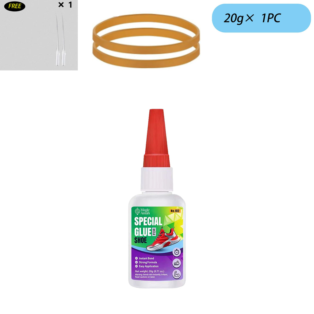 1-3pcs CA Shoe Repair Glue, Clear Fast-Drying Waterproof Flexible Adhesive for Sneakers Boots Leather Shoes Sole Repair