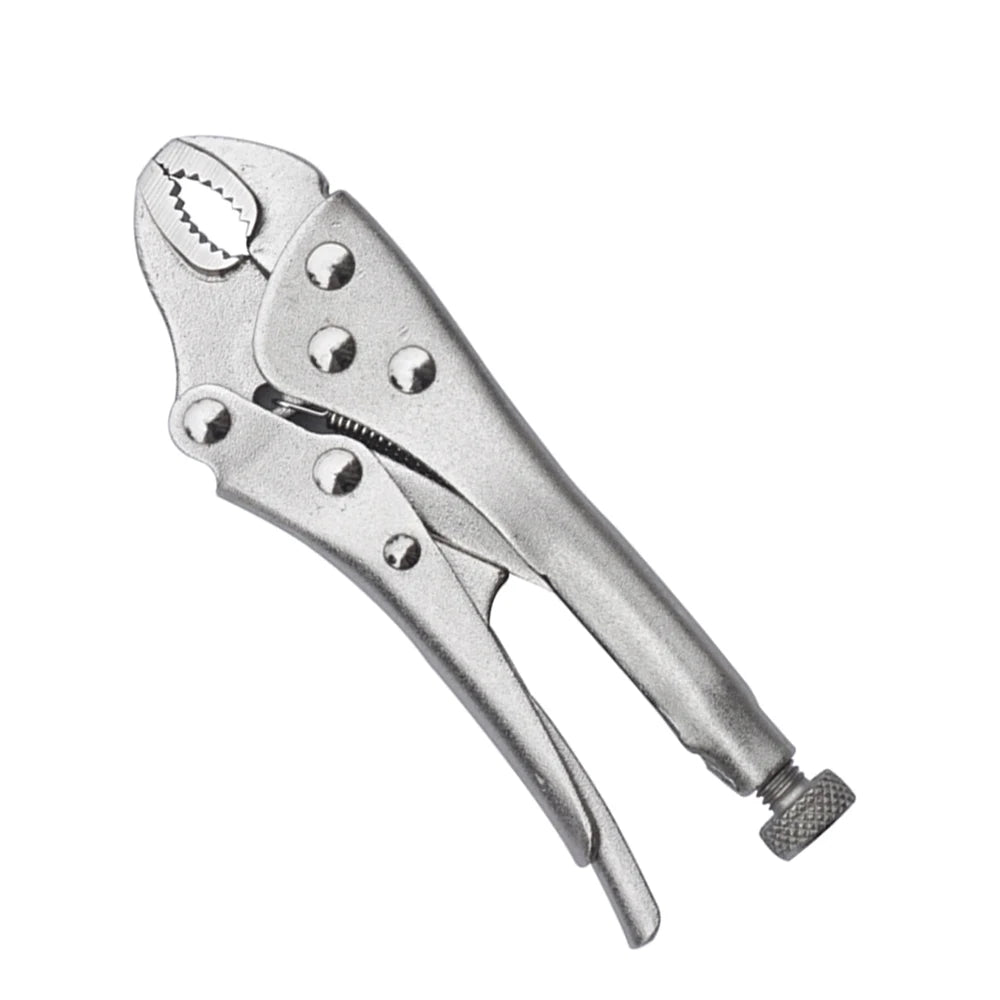 GOSWIFT 4 in. Curved Jaw Locking Pliers Mini Locking Pliers
