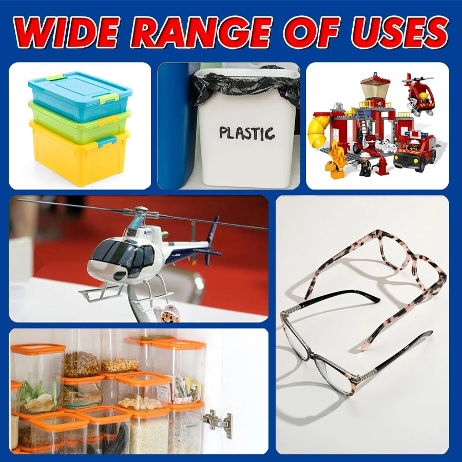 20g Instant Plastic Toy Repair Glue Strong Adhesive for ABS PVC PLA Acrylic Model Fixing Quick Dry Multi-purpose Bonding Glue