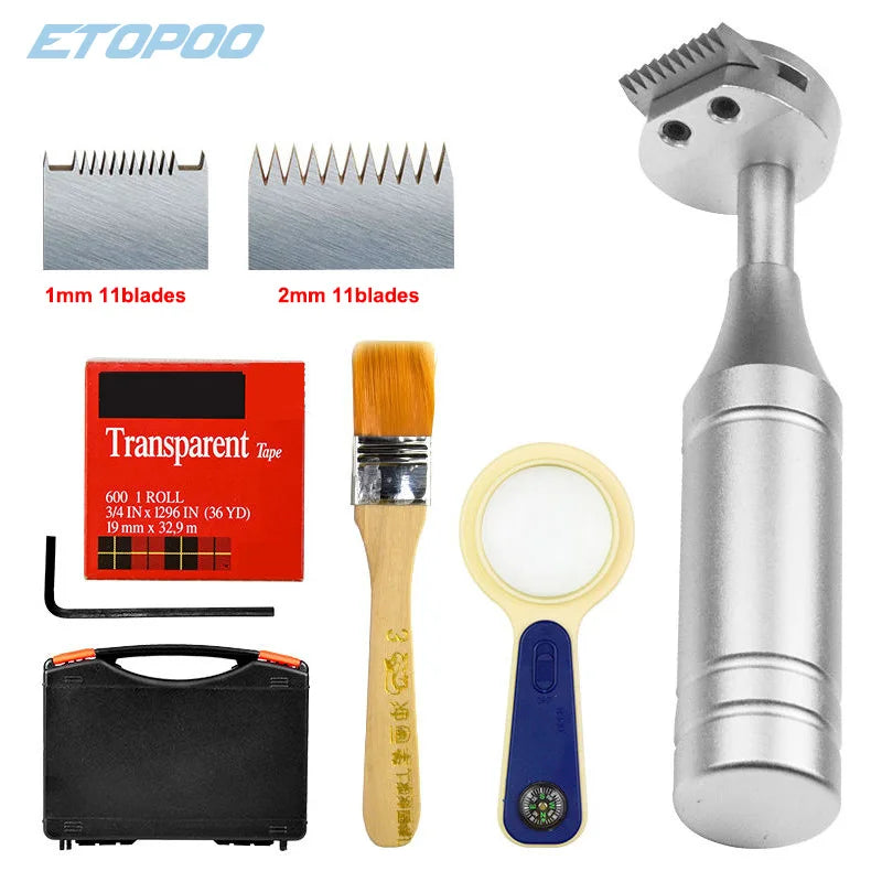 Cross Cutter Adhesion Tester Cross-Cut Tester Kit Including 1mm/2mm Blades
