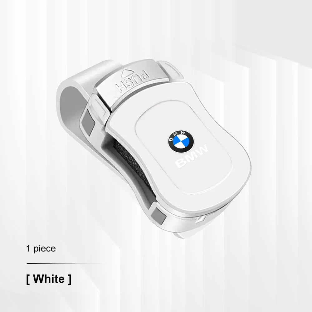 Car Visor Glasses Storage Clip Sunglasses Holder for BMW X1 X3 X4 X5 X6 F15 F16 1 3 5 6 7 Series G30 G32 G11 F48 F39 520 525 320