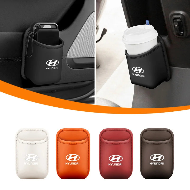 New Car Cup Car Rear Seat Cup Hanging Beverage Storage Bottle Rack For hyundai i10 i20 i30 i40 ix35 N line Kona Santafe Sonata