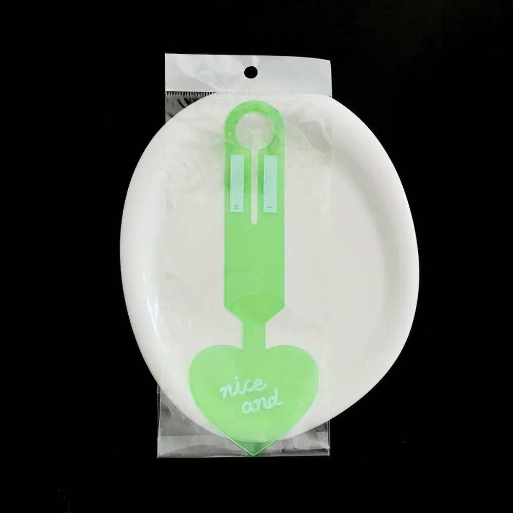 Colorful Love Shape Luggage Tag Anti Loss Boarding Pass Fluorescent Baggage Tag Airplane Suitcase Tag