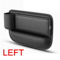 Car Seat Gap Filler Water Cup Holder Gap Side Storage Box Car Leather Universal Front Seat Gap Filler Storage Box Inside The Car