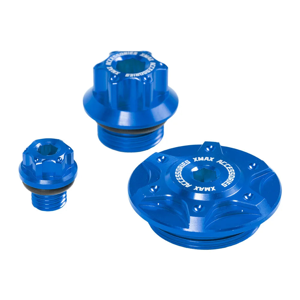 Tank Screw Cover Engine Oil Cap Decor Anti-theft Screw Modified Motorcycle For Yamaha XMAX 250 300 XMAX250 XMAX300 2017-2024