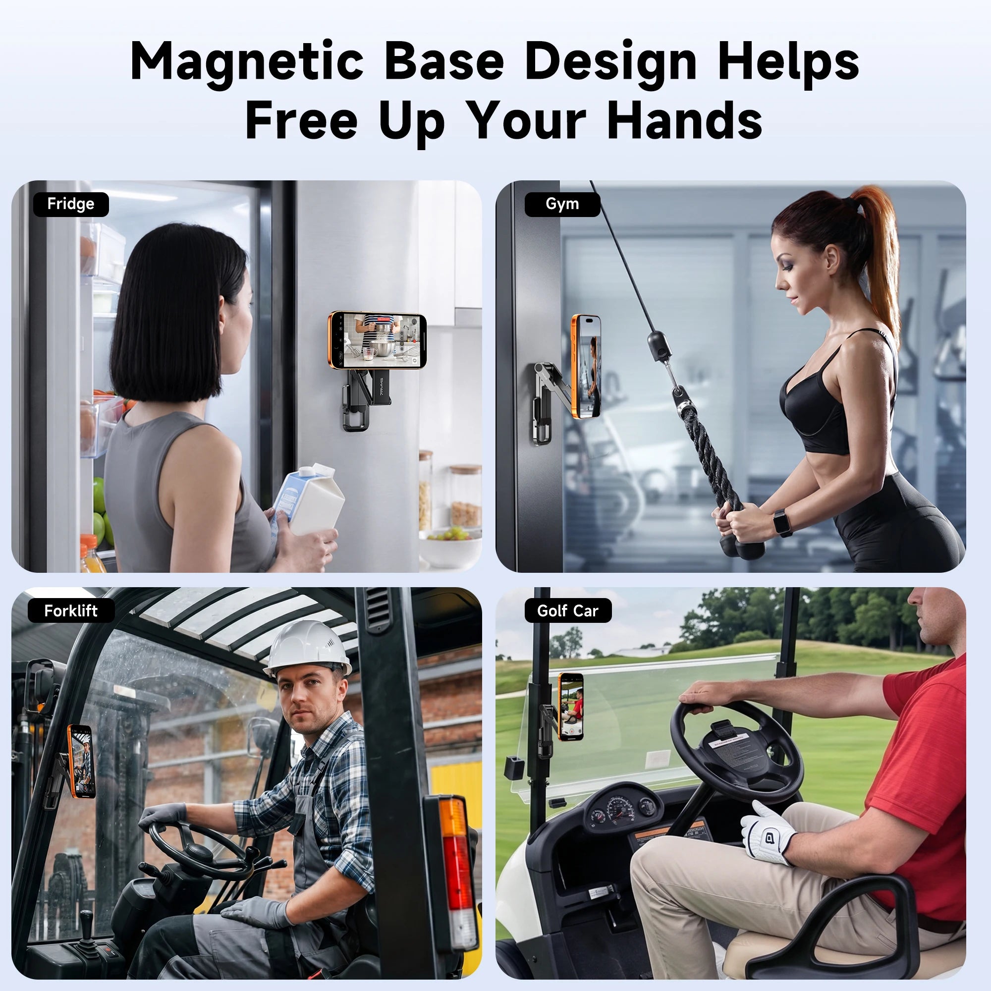 7RYMS 7Rig T1 Foldable Magnetic Phone Tripod Aluminium MagSafe Phone Holder with Hook for Smartphone Vlog Travel Video Recording